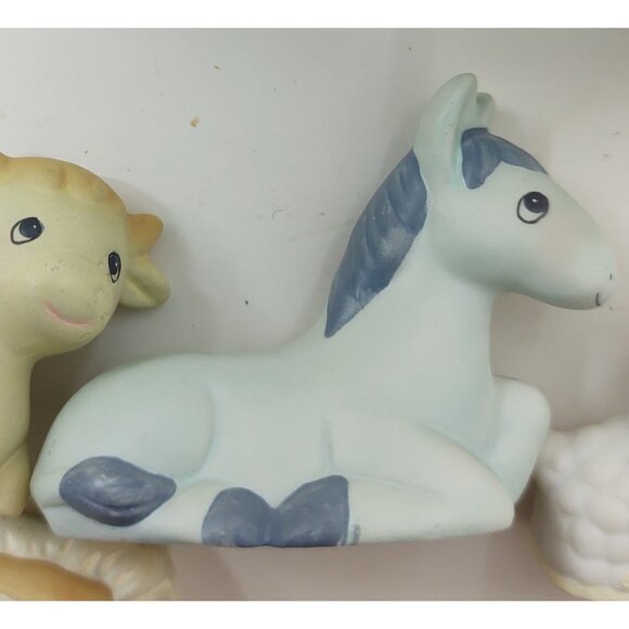 Lot of 9 Russ Berrie Bisque Mini Figurines Vintage Figurine Set Collectible - Picture 12 of 15